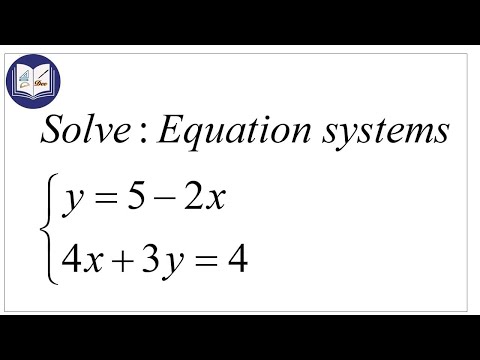 how to solve equations systems / Solving equations systems ep;22
