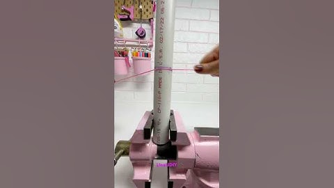 How To Cut PVC Pipe Using A String Line #shorts #viral