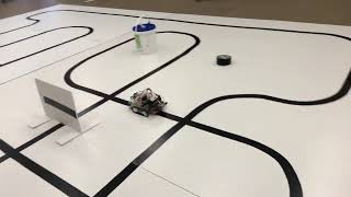 Final project - line follower tank robot with color and obstacles detectors