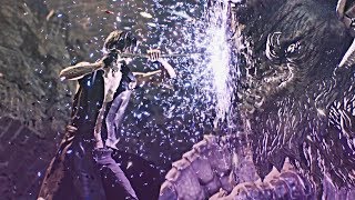 Devil May Cry 5 - V Completely Destroys Mega-Demon Goliath