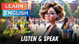 My College Daily Routine | Improve Your English | English Listening Skills - Speaking Skills