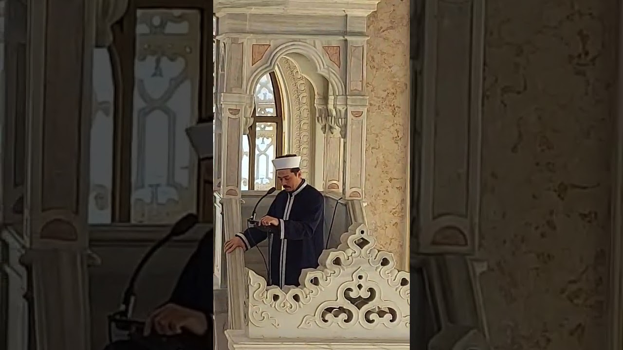 Kurra Hafız Hüseyin Bor Beşiktaş Ortaköy Cami Cuma Hutbesi خطبة الجمعة