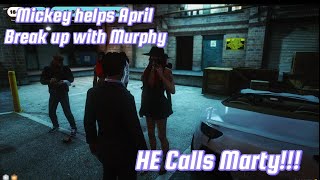 Mickey helps April Break up with Murphy screenshot 5