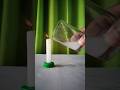 Candle vs carbon dioxide fun experiment |DIY| #shorts #youtubeshorts