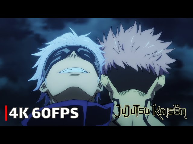 Gojo vs Sukuna - Full Fight | Jujutsu Kaisen Season 1 Episode 2 | 4K 60FPS | Eng Sub class=