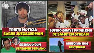 TRISTE NOTICIA sobre JUEGAGERMAN :( | SPEED sufre GRAVE PROBLEMA de SALUD en STREAM | MINECRAFT BUG