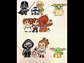 Star wars characters in chibistyle art lesson for elementary age 