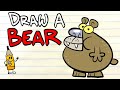 How to draw a cartoon bear