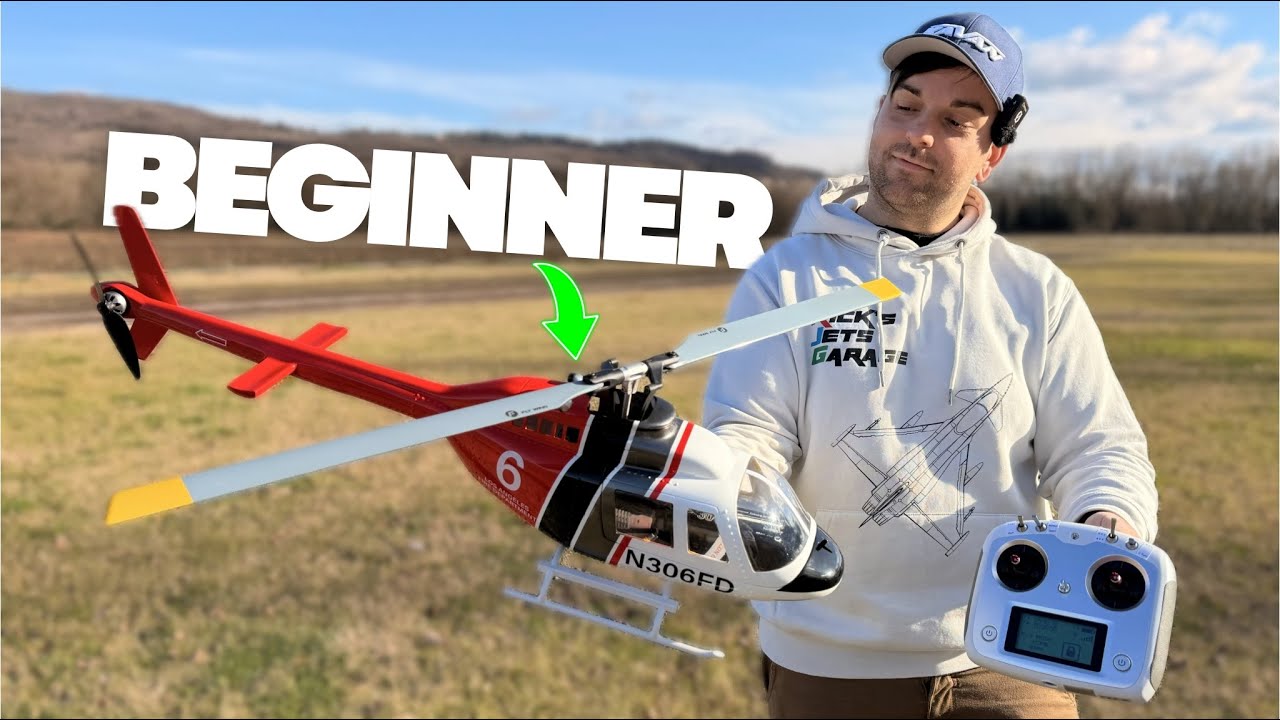 Легко управляется и очень реалистичный масштаб! 🔥 Обзор полета радиоуправляемого вертолета FlyWin...