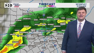DFW Weather | Heavy, widespread rain expected Sunday night through Monday morning, 14 day forecast