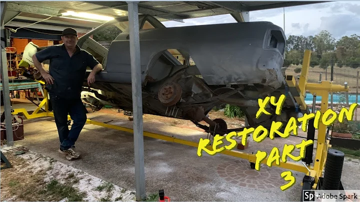Ford Falcon 500 XY Ute Restoration Part 3 Car Rotisserie
