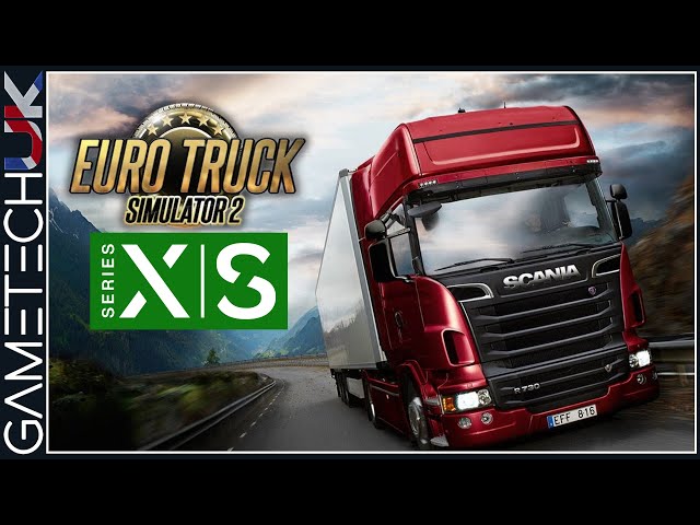 Playing Euro Truck Simulator 2 on my Xbox! 
