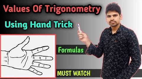 Hand Trick To Find  Values of Trigonometry ||Trigonometry Formula odia ||Trigonometry Values