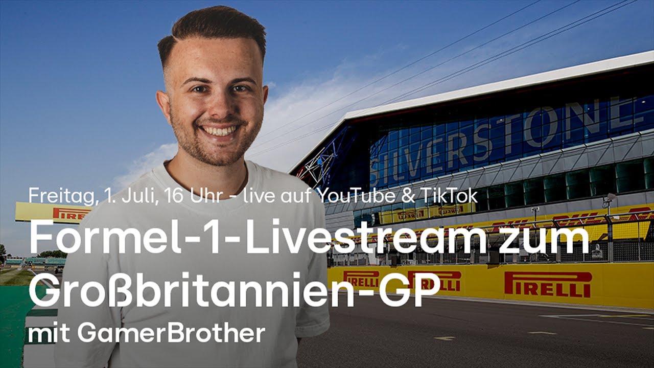 LIVE 🔴 Formel 1-Livestream zum Großbritannien-GP mitGamerBrother 🥳 RTL Sport