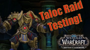 Battle for Azeroth (Beta) - Taloc Uldir Raid Testing and Kill! Ranged POV with Logs!