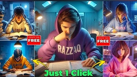 How to Create 3D ai Exam Study photo editing | New trending ai photo editing | bing...