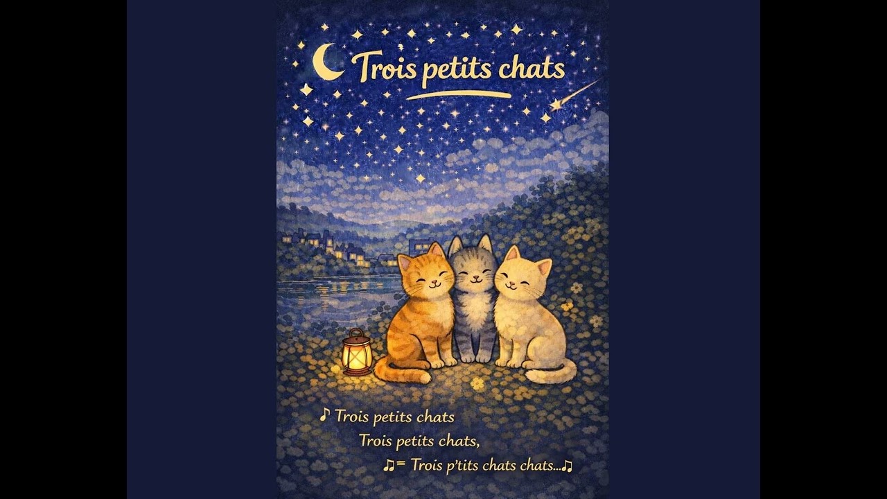 TROIS PETITS CHATS -  Les Petits Refrains Perdus