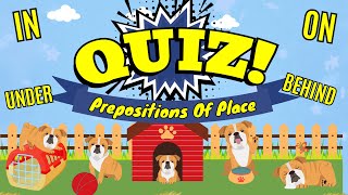 Prepositions of Place quiz - IN ON AT ?