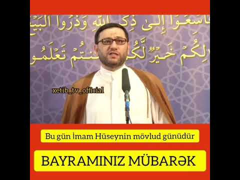 Hacı Şahin İmam Hüseyin doğum günü anlatiyor