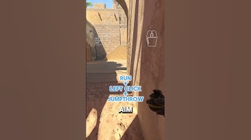 2 options for Nading Ramp as a CT on Mirage - CS2 Utility Guide