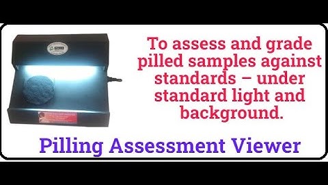 Pilling Assessment Viewer -Working Video| Q-Test | Amith Garment Services