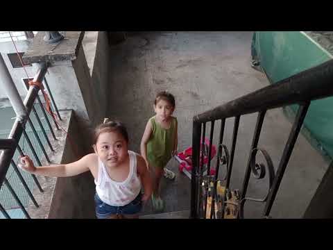 Playing with my friend/classmate