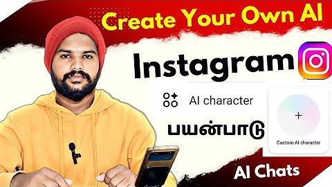 How to Create an AI Character on Instagram in Tamil | Instagram AI Studio | Ai Character