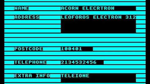 ACORN BBC ELECTRON Acornsoft Desk Diary 198xAcornsoft