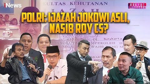 FULL Polri: IJazah Jokowi Asli, Nasib Roy Suryo CS? | Rakyat Bersuara | 27/05