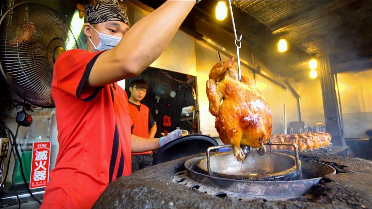 Most HECTIC Street Food in Taiwan : Yilan Night Market | ROAST CHICKEN + Best Taiwanese Street Food | Luke Martin