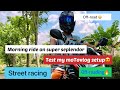 Motovlog on super seplendor  morning ride my motovlog setup