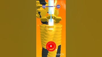 Drop Stack Ball Level 103 #dropstackball #shorts