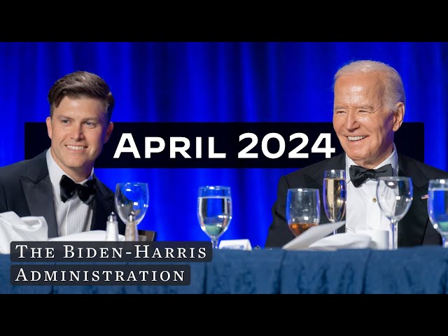 A look back at April 2024 at the Biden-Harris White House.