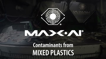 Max-AI Robotic Sorters Contaminants from Mixed Plastics