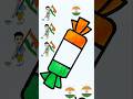 Independence day/india flag 🇮🇳 colour #flagdrawing #video #indianflag #independenceday #nationalflag