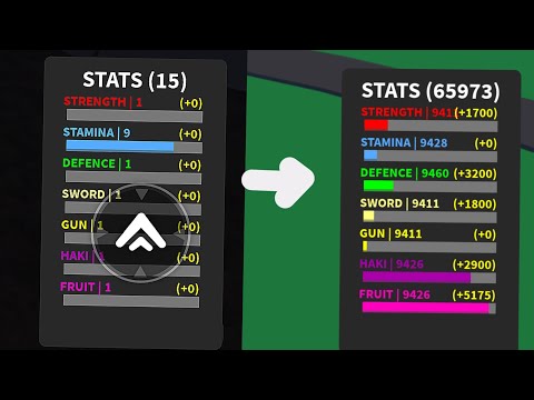 HOW TO REACH MAX STATS FROM FIRST SEA TO THIRD SEA FAST (A One Piece Game)