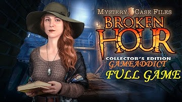 MYSTERY CASE FILES BROKEN HOUR COLLECTORS EDITION INSANE DIFFICULTY : Full Walkthrough, Longplay