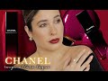 CHANEL ROUGE ALLURE LAQUE Lipsticks SWATCHES Comparisons Wear Test Conscious Inflexible Eternite