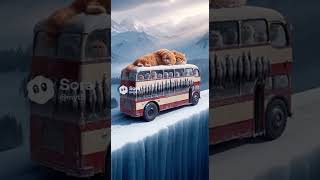 Chonky Cat’s Bus - tacular Adventure. #funny #crazily #cat #anime #funnyvideo #adventure