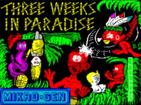 Three Weeks in Paradise Walkthrough - ZX Spectrum
