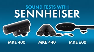 Sennheiser On-Camera Microphone Sound Tests with MKE 400, MKE 440, and MKE 600 on a Nikon Z 8