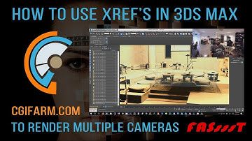 CGIFarm using xref to render multiple cameras with one upload