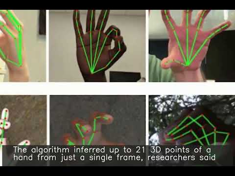 Google's hand-tracking algorithm could help translate sign language