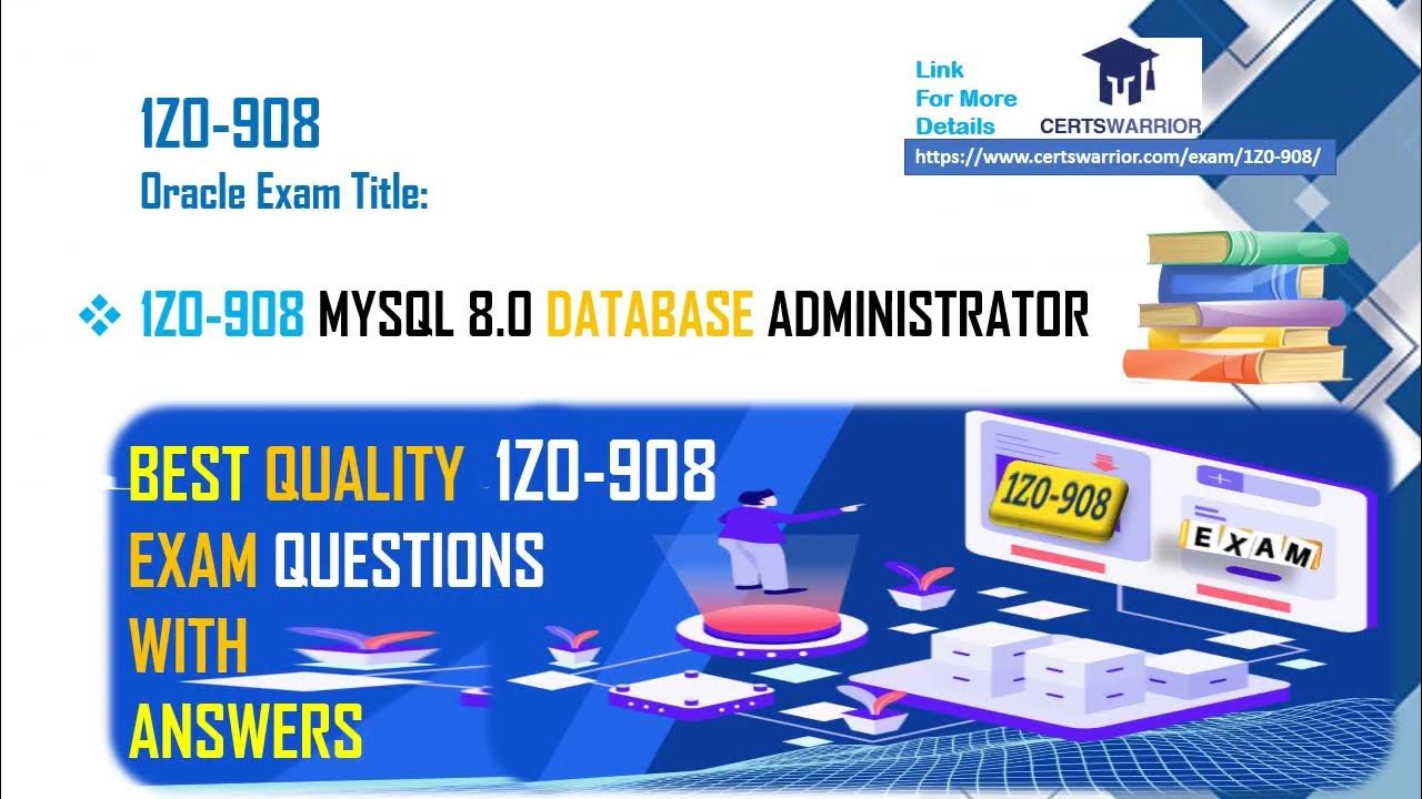 1z0 908 mysql 8 0 database administrator exam by certs warrior youtube
