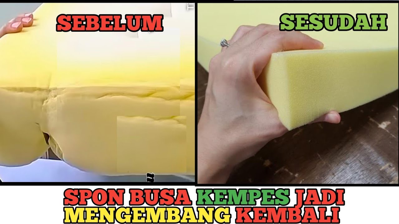 Cara Mengatasi Kasur Spon Busa Kempes Jadi Mengembang Kembali | Gak Perlu Beli Baru