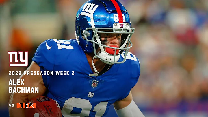 Every catch from Alex Bachman | Preseason Week 2