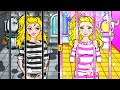 Barbie Dolls Dress Up - Pink and Black Barbie in Jail 😇 Good Girl VS Bad Girl 😈 | WOA Doll Channel