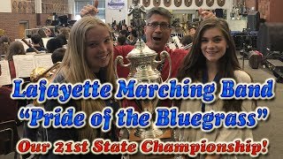 Lafayette Marching Band wins 21st State Title (2019) | Interview and Semifinal Performance