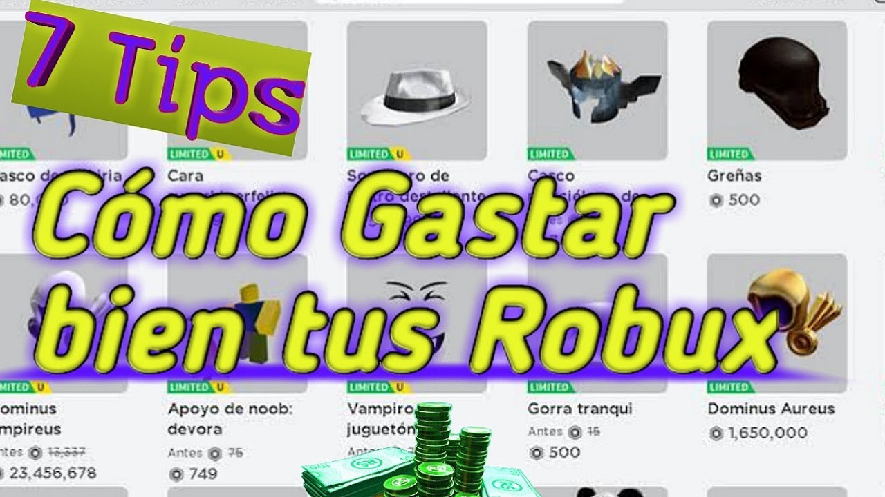 7 Tips para gastar bien tus primeros robux *velo* |como gastar mis ...