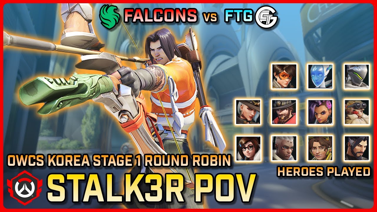 [ Stalk3r ] Overwatch's MOST Flexible Pro DPS Player | Team Falcons vs From The Gamer | OWCS Korea